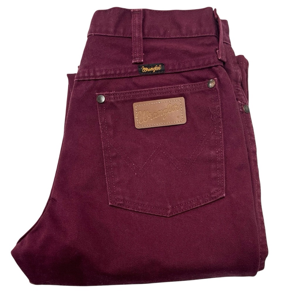 Wrangler Women's Boot Cut Jeans - Deep Burgundy
